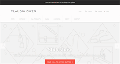 Desktop Screenshot of claudiaowen.com